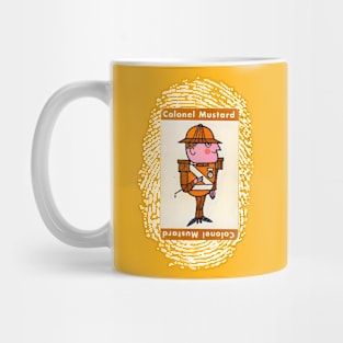 Colonel Mustard from the Clue Board Game Mug